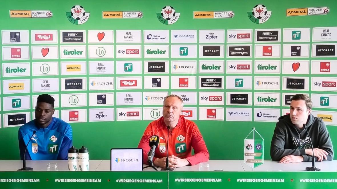 Pressekonferenz vor dem Auswärtsspiel beim FK Austria Wien