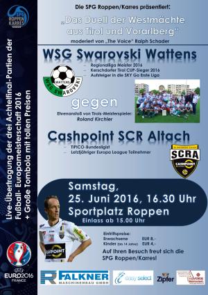 Fußballfest in Roppen am 25. Juni um 16:30 Uhr
