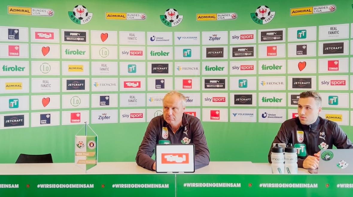 Pressekonferenz vor dem Auswärtsspiel in Klagenfurt