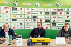 Pressekonferenz vor dem Heimspiel gegen Salzburg