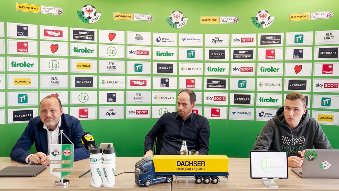 Pressekonferenz vor dem Heimspiel gegen Salzburg