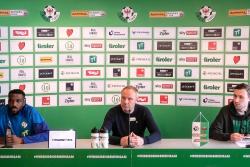 Pressekonferenz vor dem Heimspiel gegen Rapid