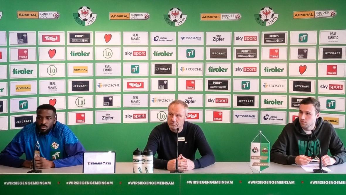 Pressekonferenz vor dem Heimspiel gegen Rapid