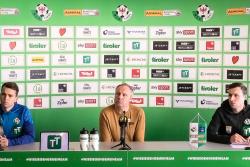 Pressekonferenz vor dem Auswärtsspiel beim FC Blau-Weiß Linz