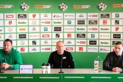 Pressekonferenz vor dem Heimspiel gegen Lustenau