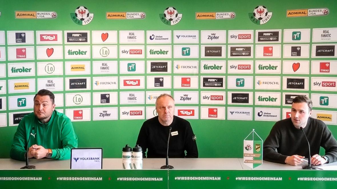Pressekonferenz vor dem Heimspiel gegen Lustenau
