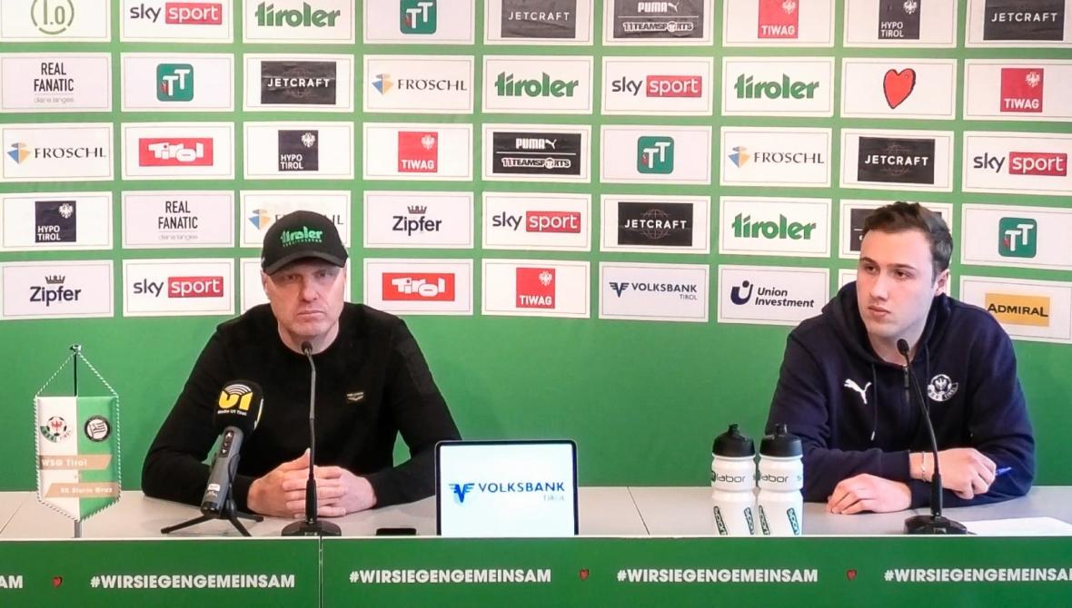 Pressekonferenz vor dem Heimspiel gegen Sturm