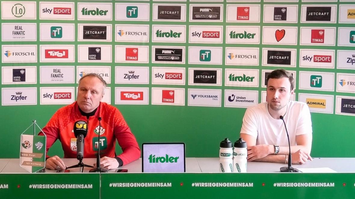 Pressekonferenz vor dem Heimspiel gegen den TSV Hartberg