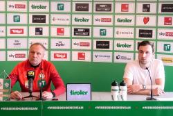 Pressekonferenz vor dem Heimspiel gegen den TSV Hartberg