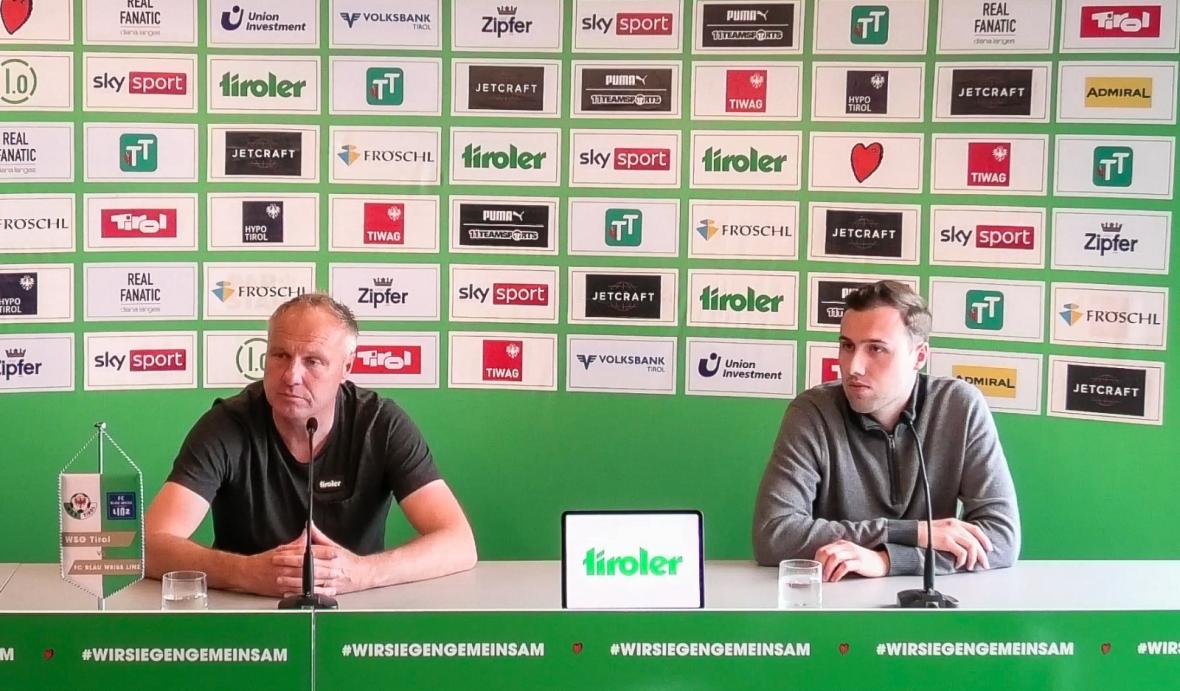 Pressekonferenz vor dem Auswärtsspiel beim FC Blau-Weiss Linz