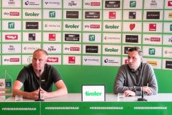 Pressekonferenz vor dem Auswärtsspiel beim FC Blau-Weiss Linz