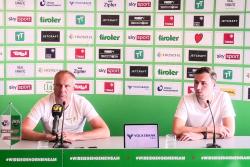 Pressekonferenz vor dem finalen Heimspiel gegen Altach