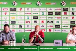 Pressekonferenz vor dem Saisonfinale beim RZ Pellets WAC