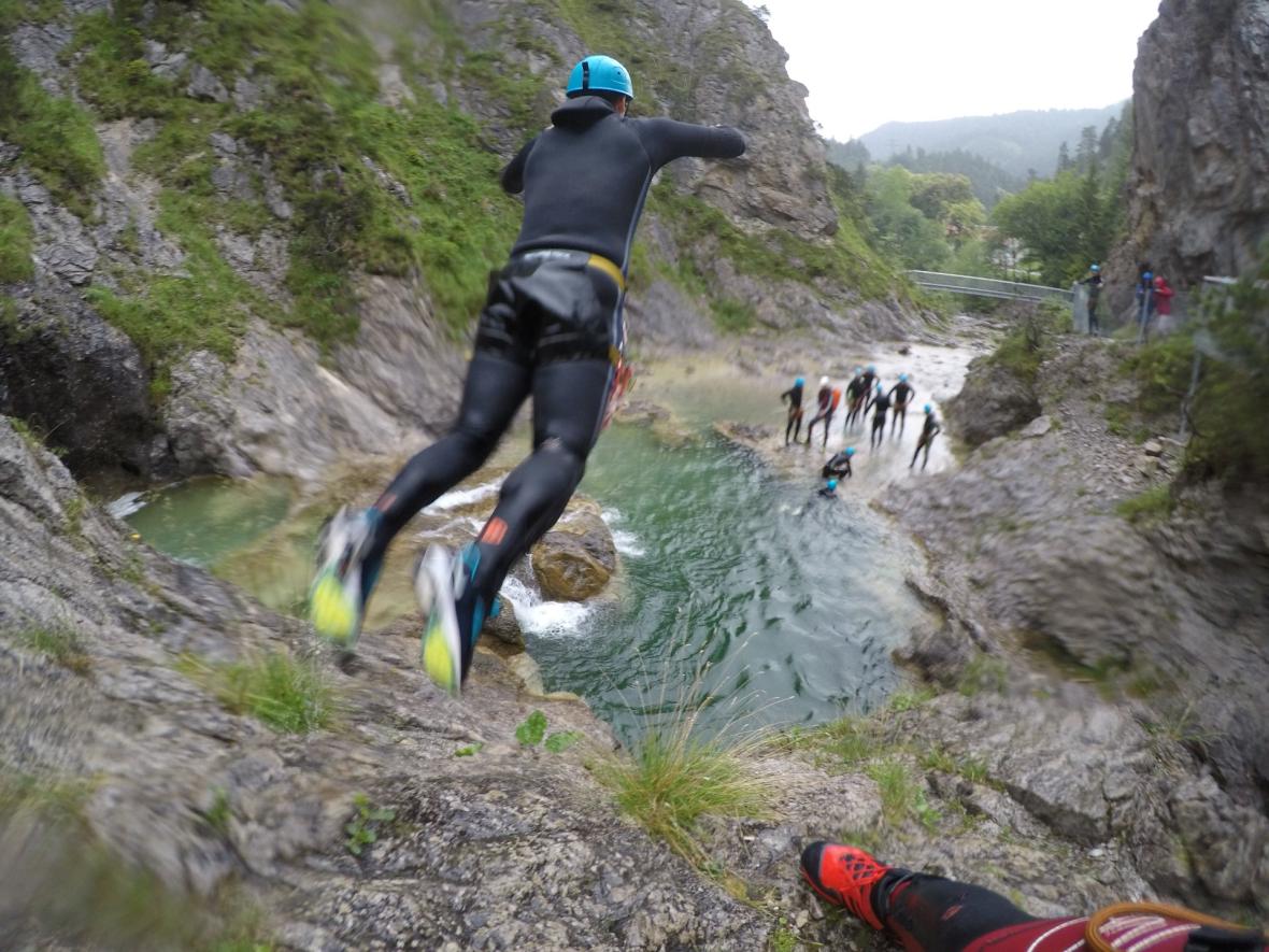 Teambuilding in den Schluchten Tirols