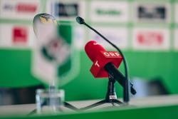 Pressekonferenz vor dem Heimspiel gegen den LASK