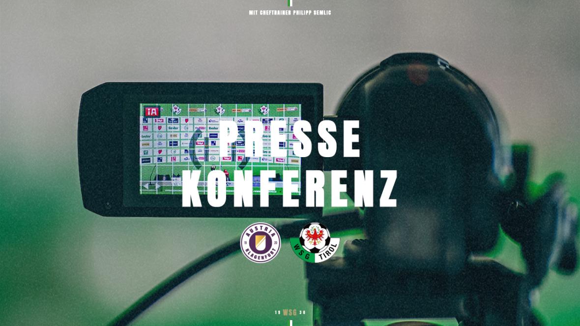 Pressekonferenz vor dem Auswärtsspiel in Klagenfurt | Qualifikationsdurchgang