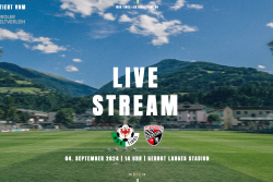 Im Livestream auf YouTube: Testspiel gegen den FC Ingolstadt 04
