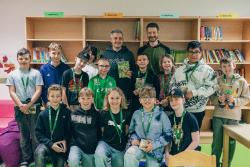 Vorlesetag mit dem Cheftrainer