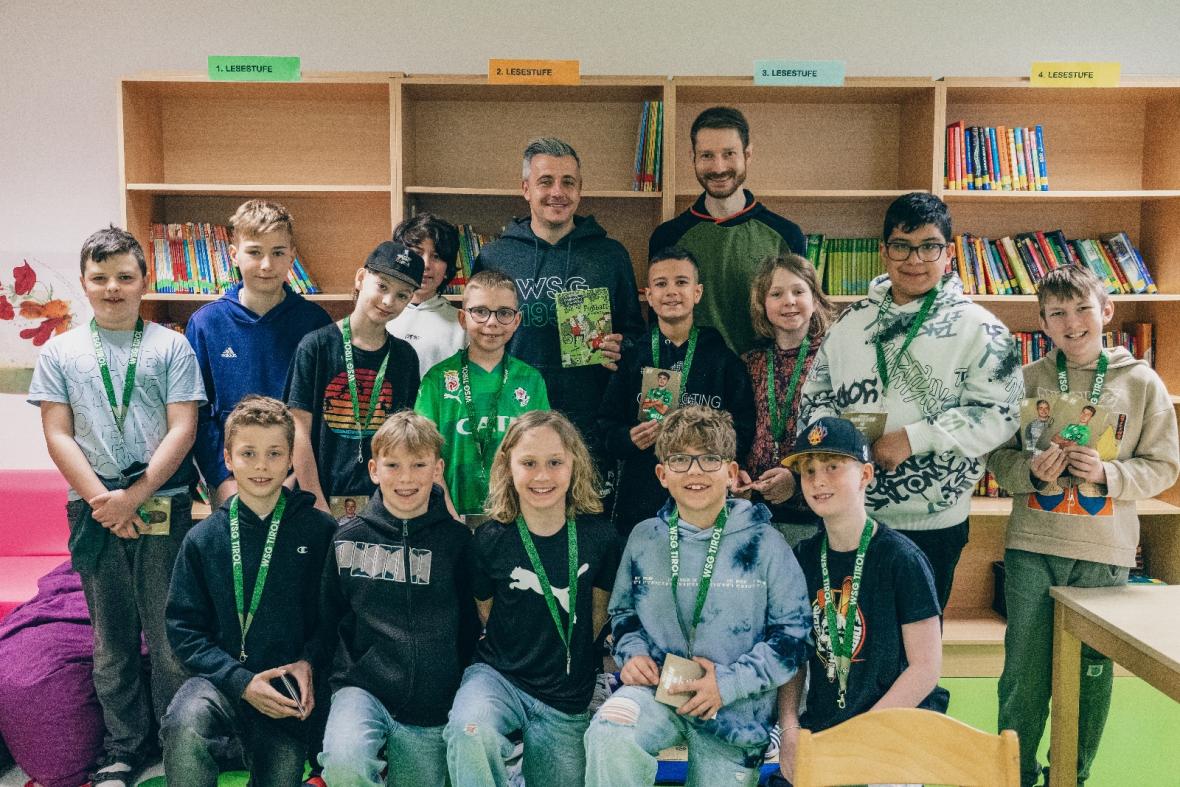 Vorlesetag mit dem Cheftrainer