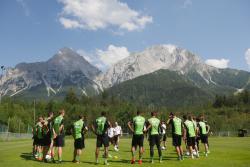Ankunft im Trainingslager 