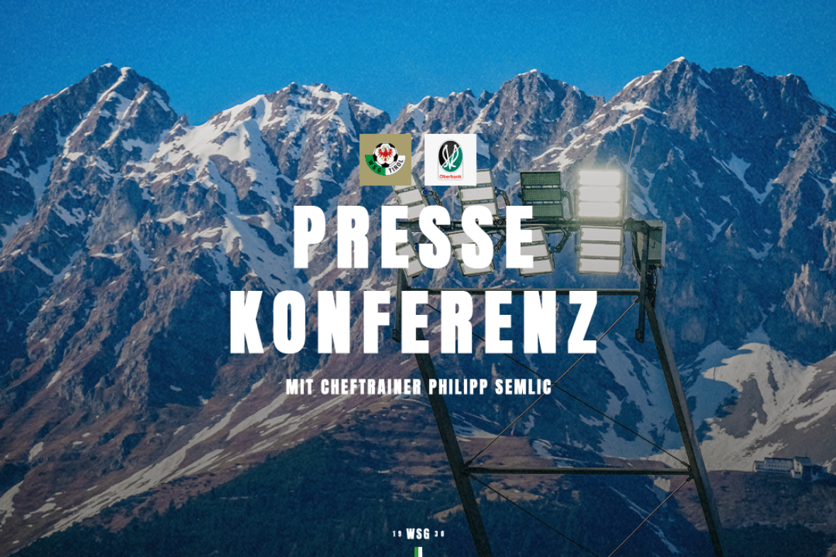 Pressekonferenz vor dem Heimspiel gegen Ried