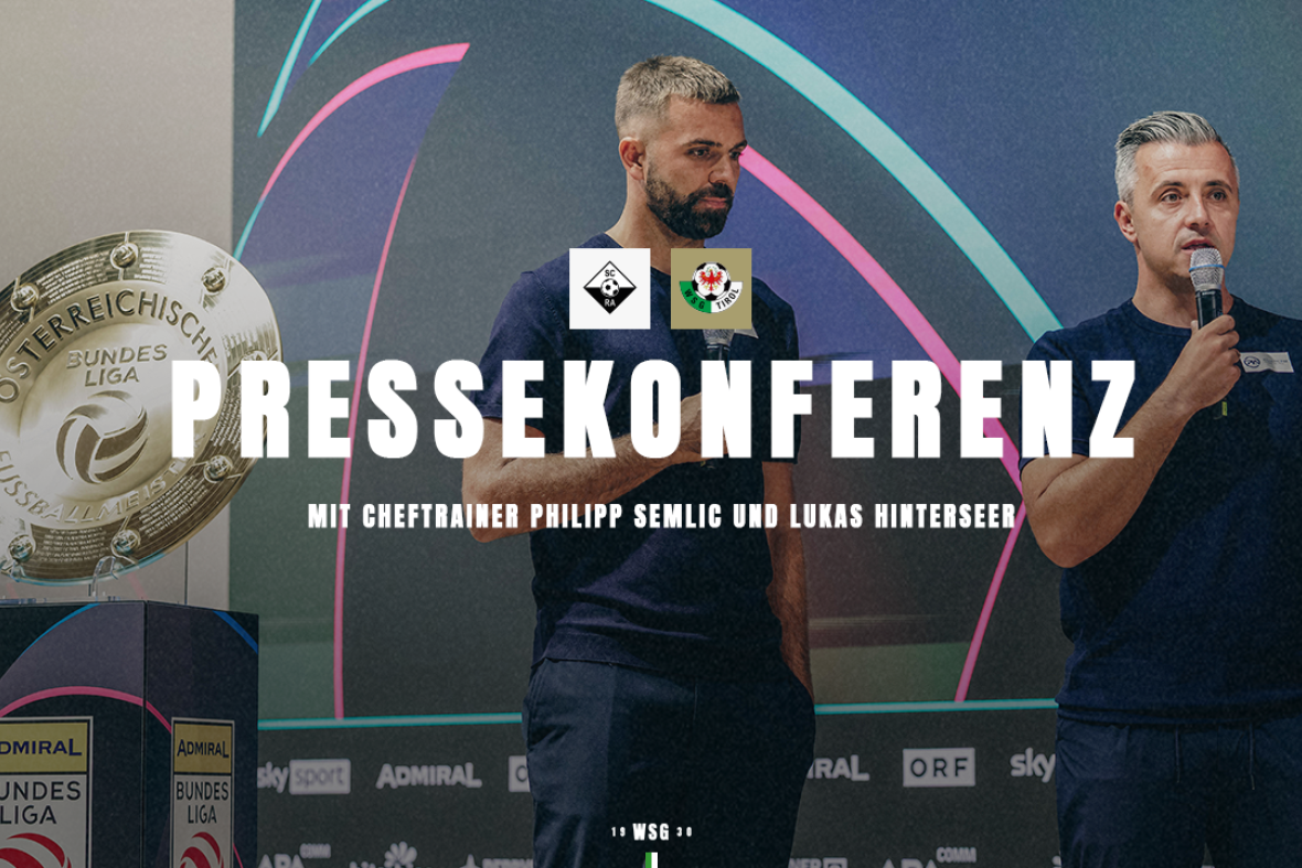Pressekonferenz vor dem Auswärtsspiel gegen Altach