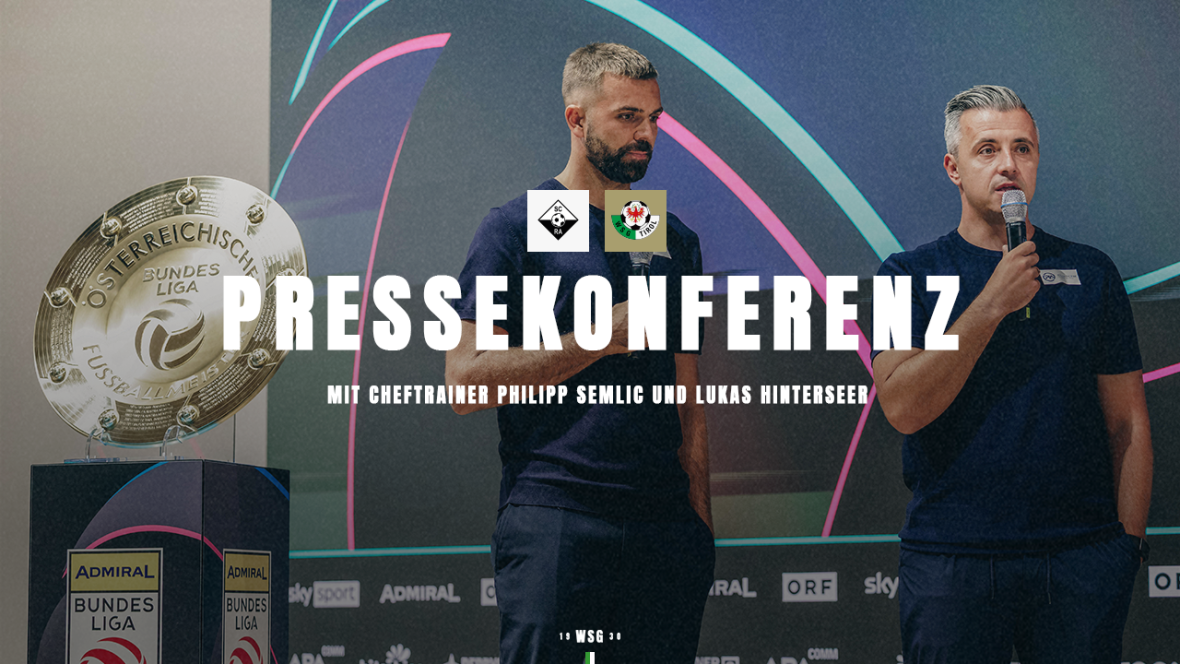 Pressekonferenz vor dem Auswärtsspiel gegen Altach
