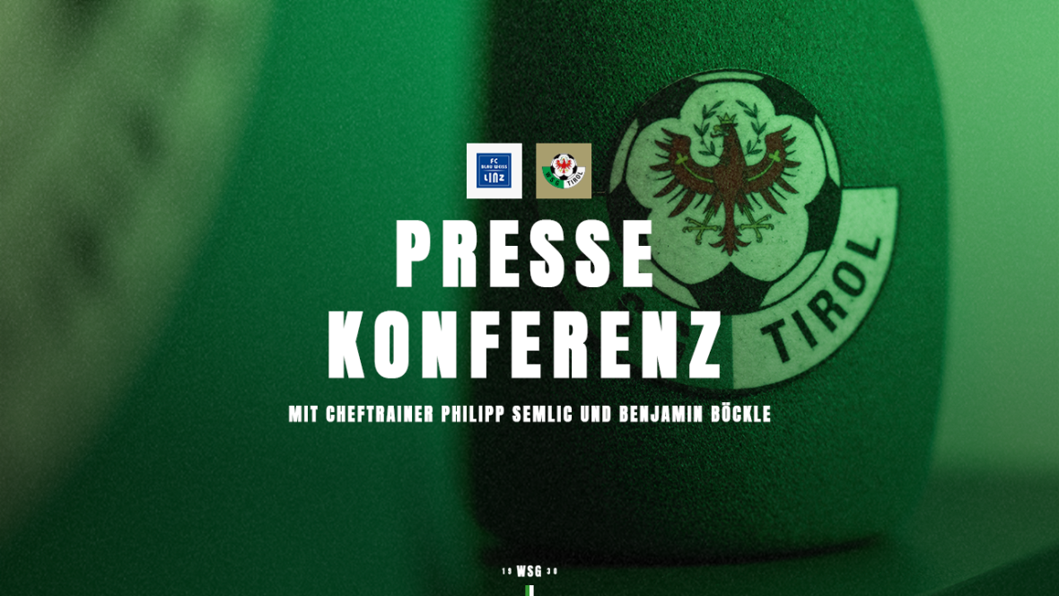 Pressekonferenz vor dem Auswärtsspiel gegen Blau-Weiß Linz