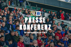 Pressekonferenz vor dem Heimspiel gegen Blau-Weiß Linz