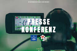 Pressekonferenz vor dem Auswärtsspiel beim FC Blau-Weiss Linz