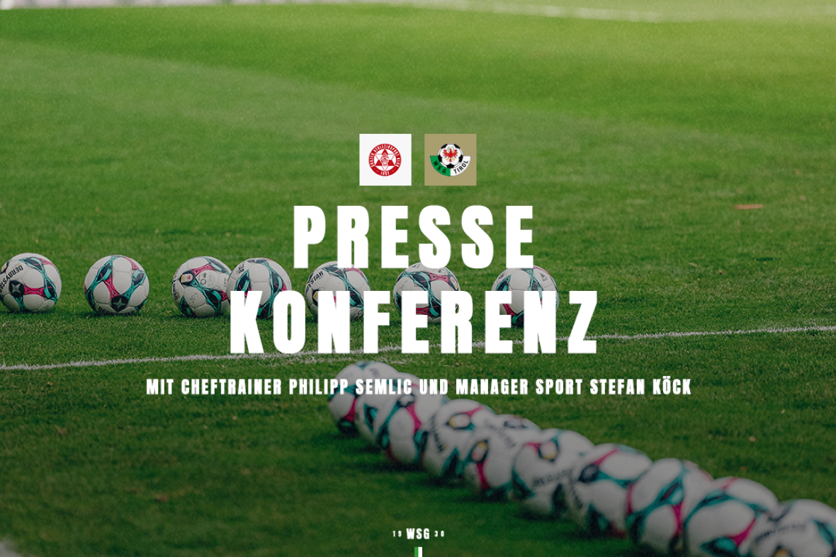 Pressekonferenz vor dem Auswärtsspiel gegen den GAK