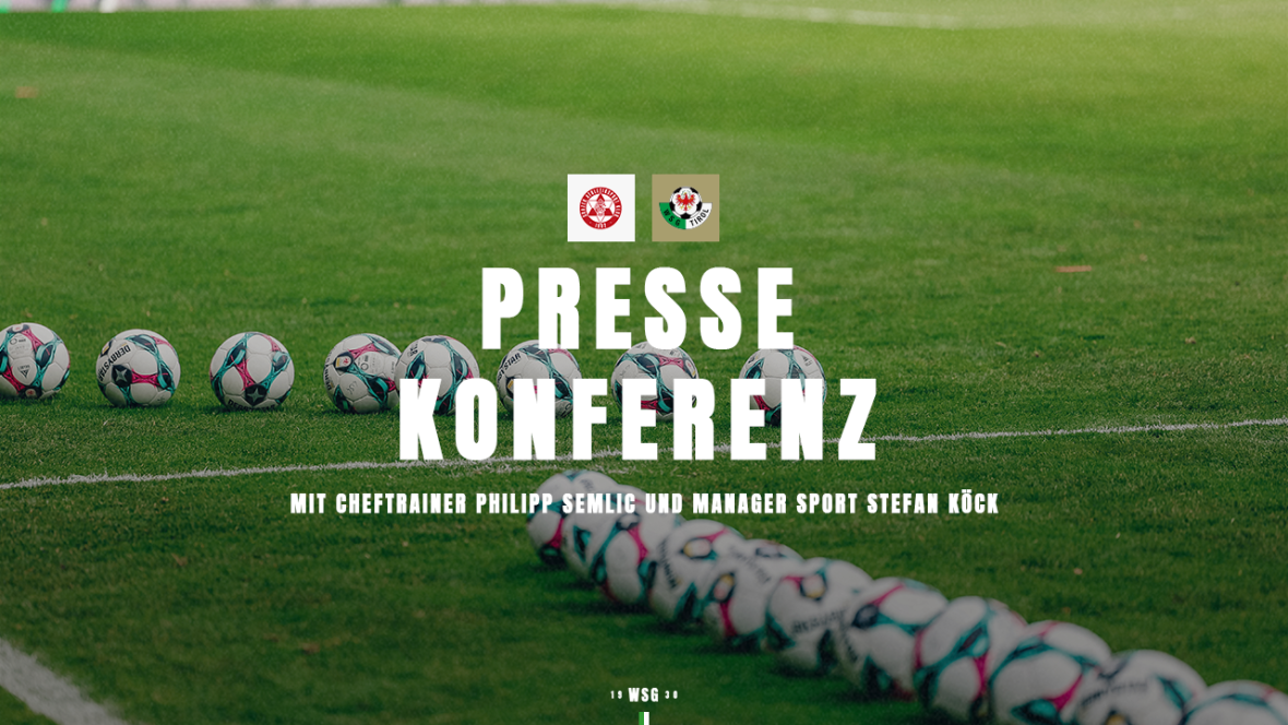 Pressekonferenz vor dem Auswärtsspiel gegen den GAK