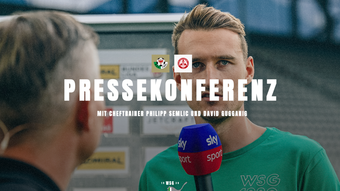 Pressekonferenz vor dem Heimspiel gegen den GAK