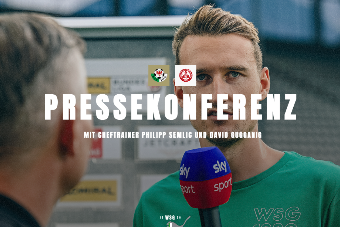 Pressekonferenz vor dem Heimspiel gegen den GAK