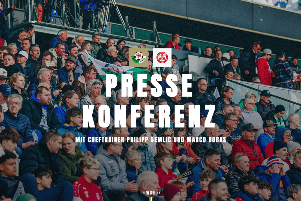 Pressekonferenz vor dem Heimspiel gegen den GAK