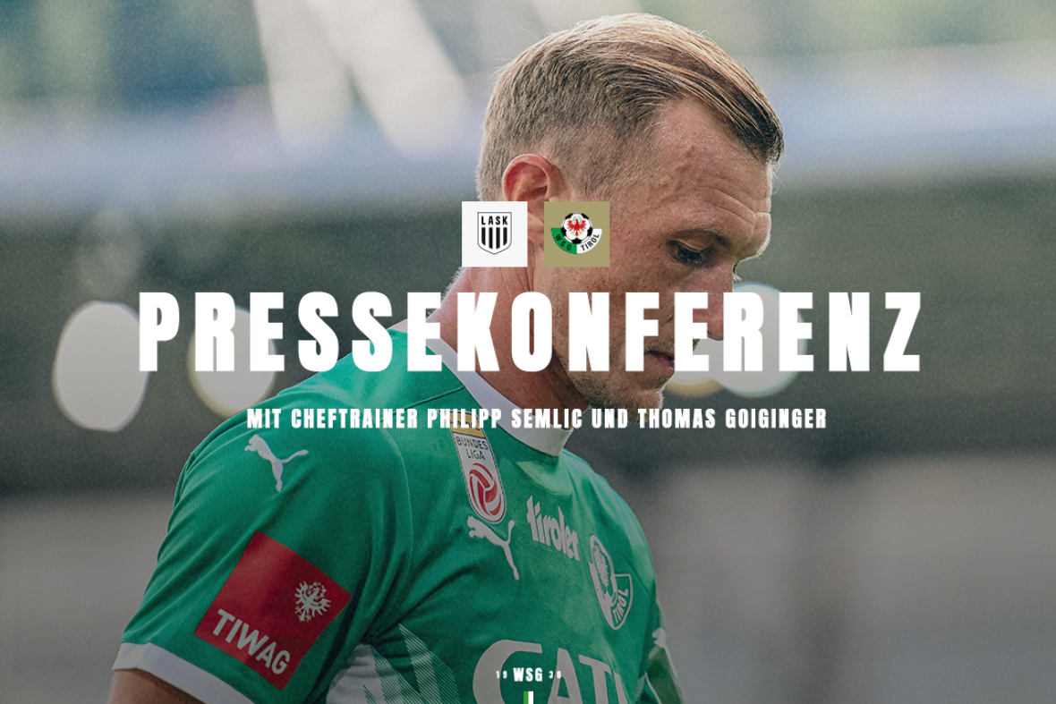 Pressekonferenz vor dem Auswärtsspiel gegen den LASK