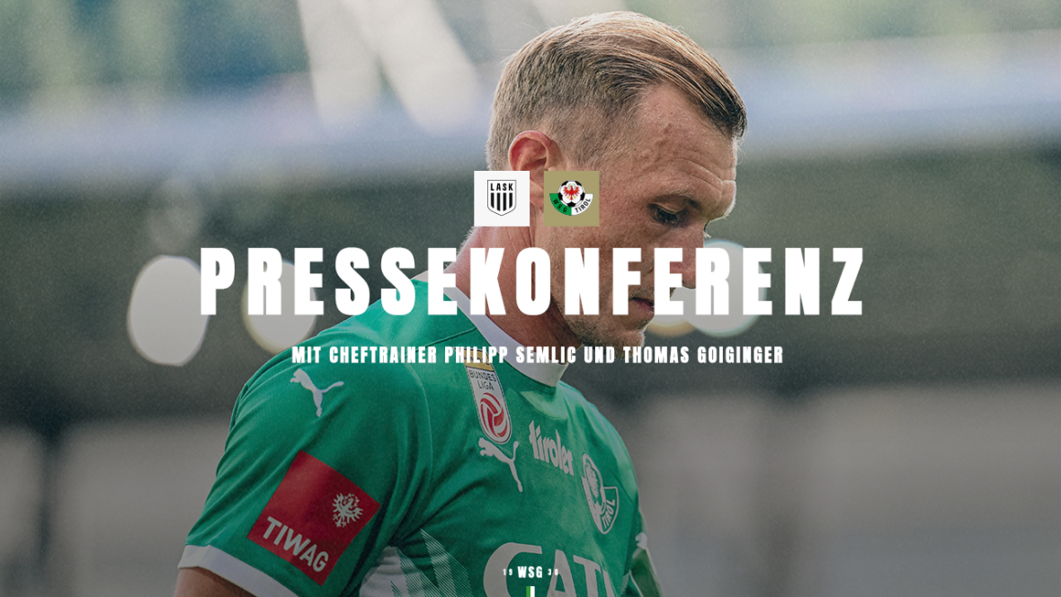 Pressekonferenz vor dem Auswärtsspiel gegen den LASK
