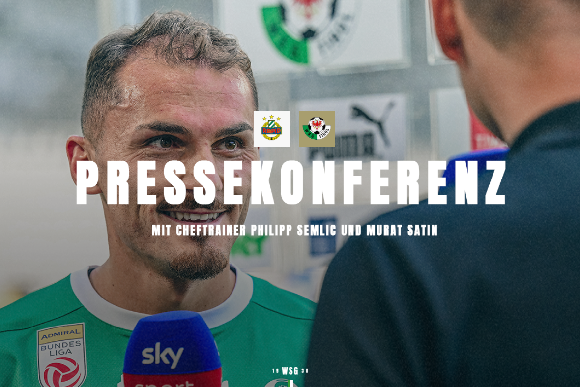 Pressekonferenz vor dem Auswärtsspiel gegen Rapid