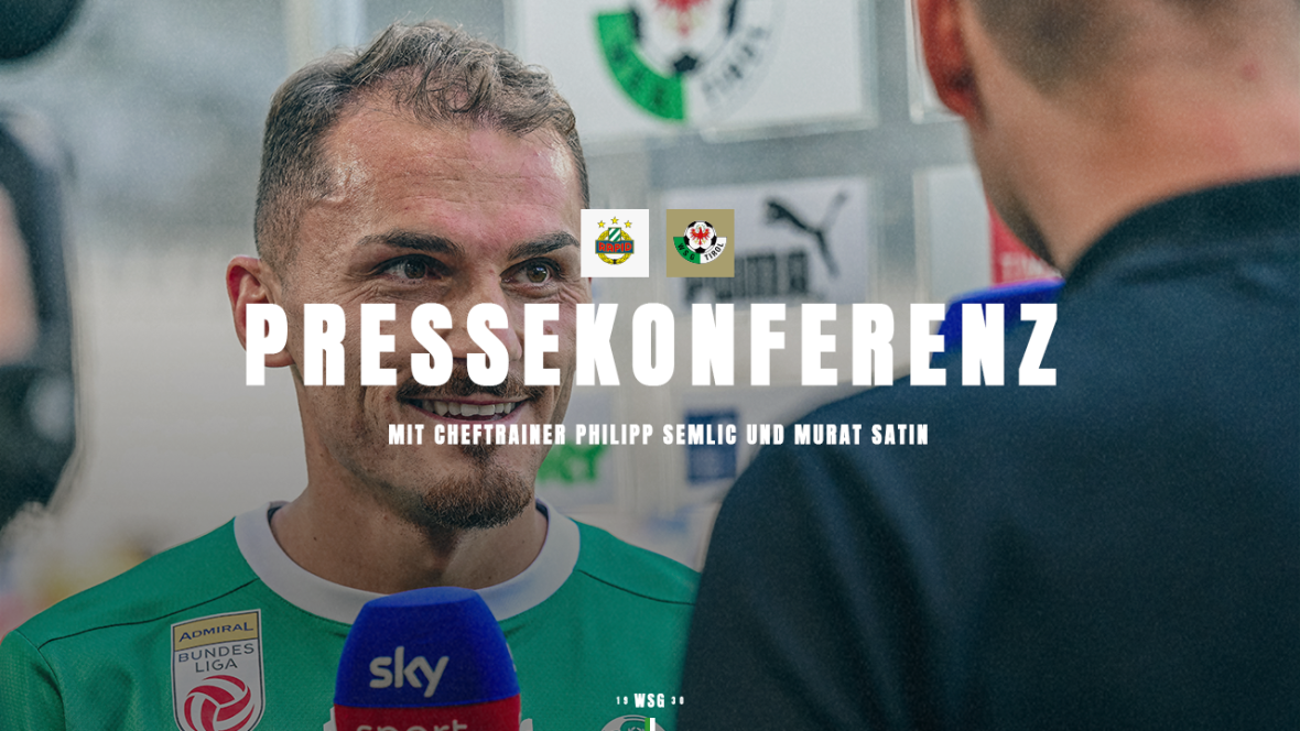 Pressekonferenz vor dem Auswärtsspiel gegen Rapid