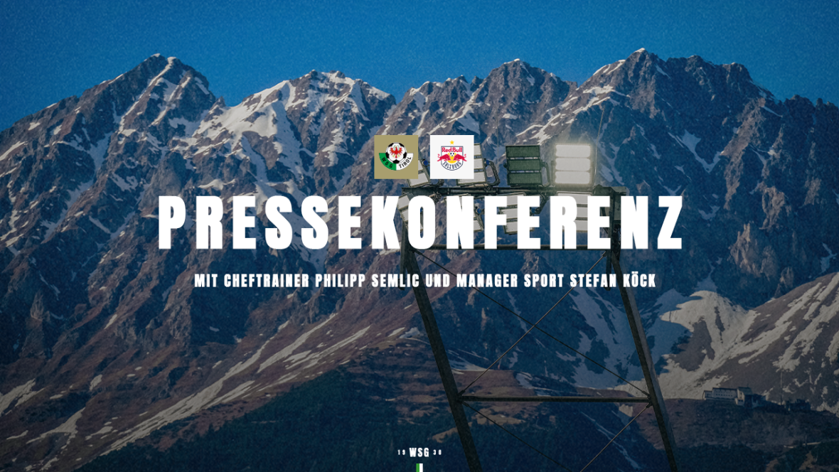 Pressekonferenz vor dem Heimspiel gegen Salzburg sowie zur Stadionsituation