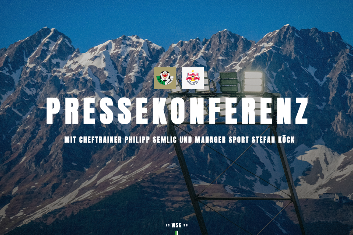 Pressekonferenz vor dem Heimspiel gegen Salzburg sowie zur Stadionsituation