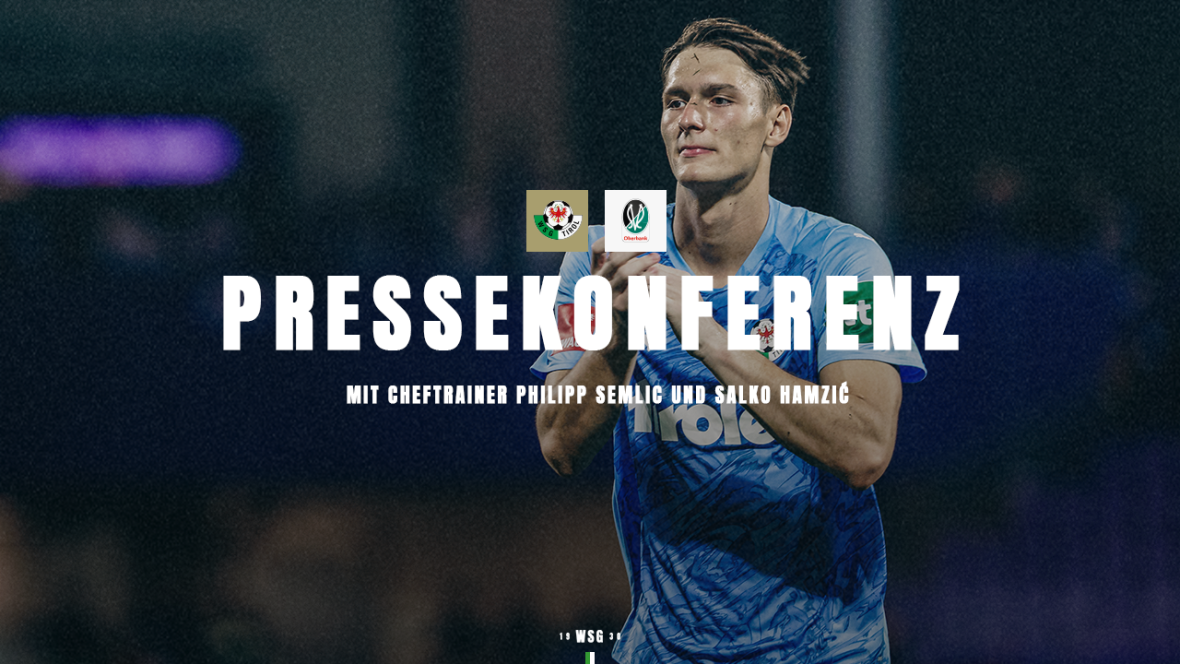 Pressekonferenz vor dem Heimspiel gegen Ried
