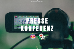 Pressekonferenz vor dem Auswärtsspiel beim FC Red Bull Salzburg