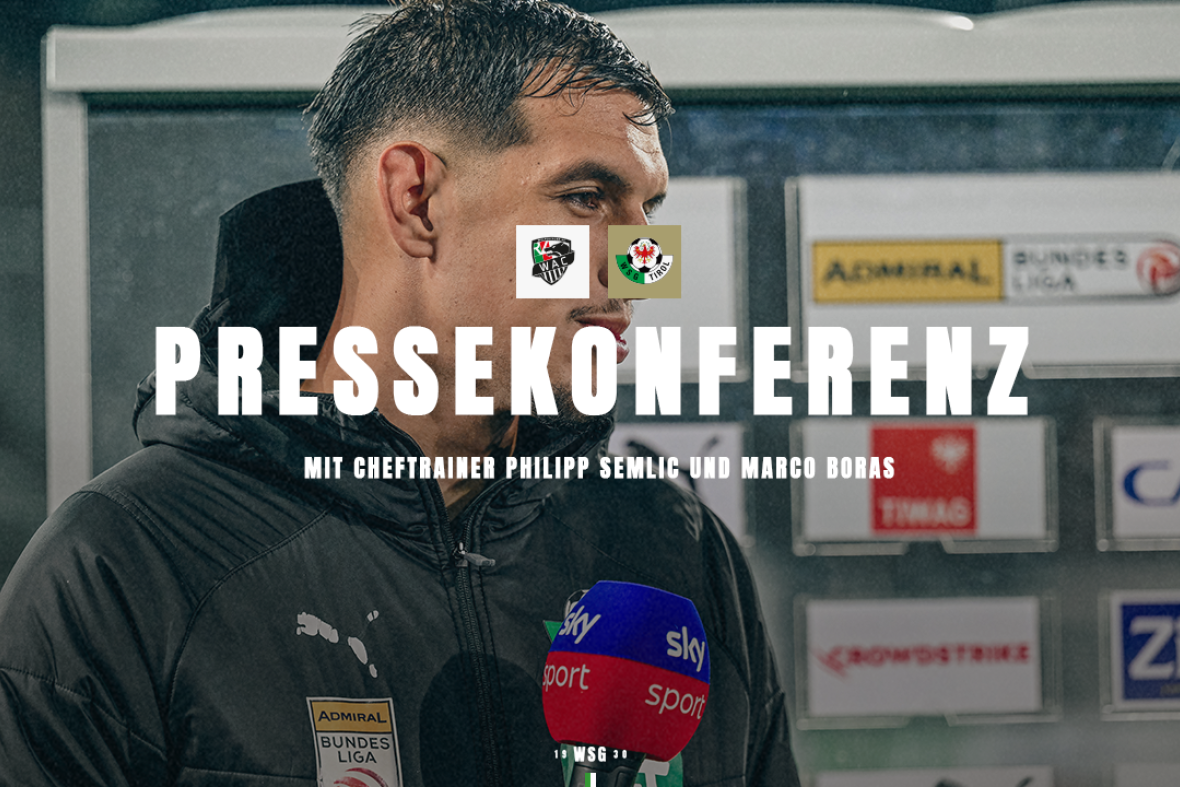 Pressekonferenz vor dem Auswärtsspiel beim WAC