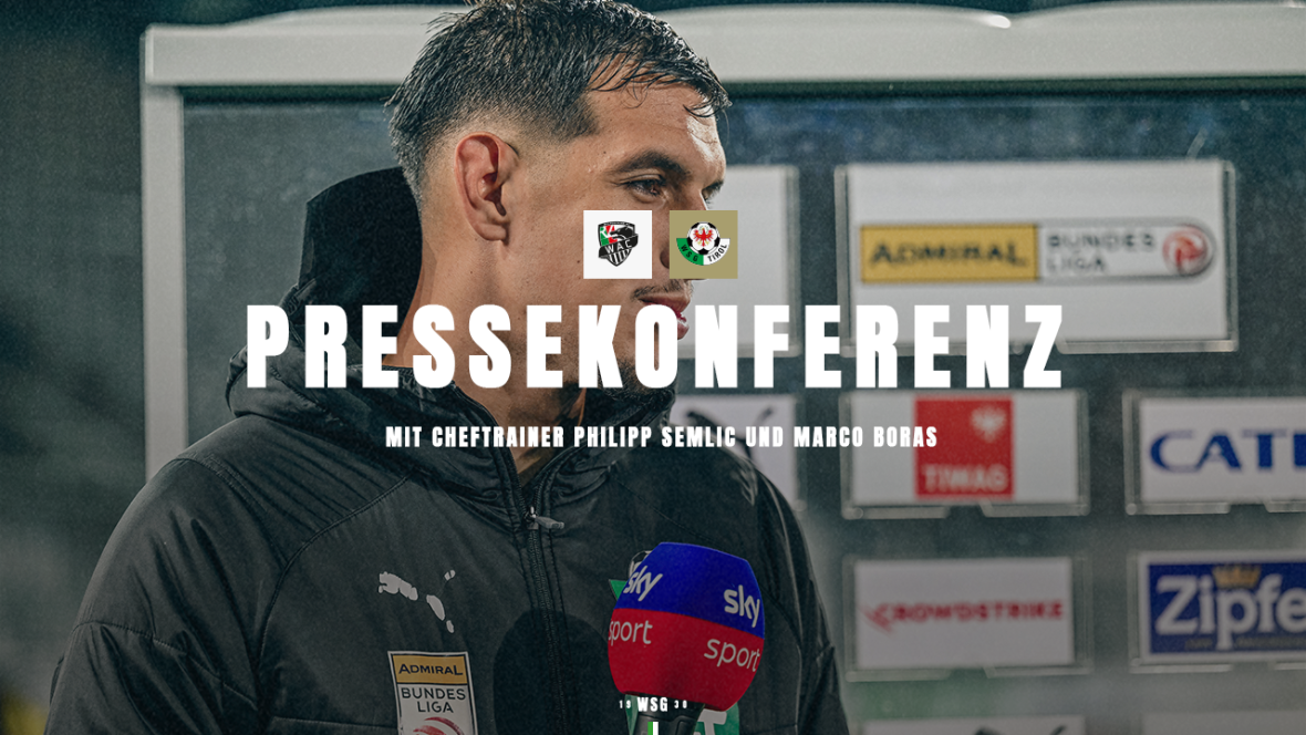 Pressekonferenz vor dem Auswärtsspiel beim WAC