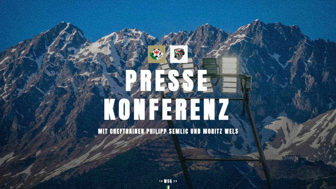 Pressekonferenz vor dem Heimspiel gegen den WAC