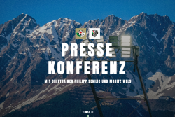 Pressekonferenz vor dem Heimspiel gegen den WAC