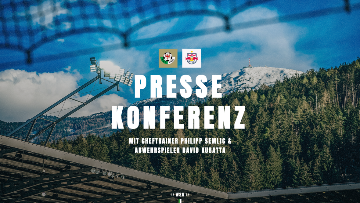 Pressekonferenz vor dem Heimspiel gegen Salzburg