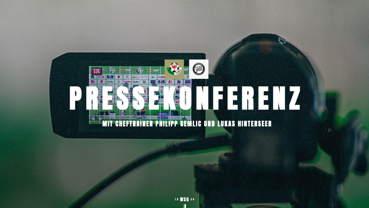 Pressekonferenz vor dem Heimspiel gegen Sturm Graz