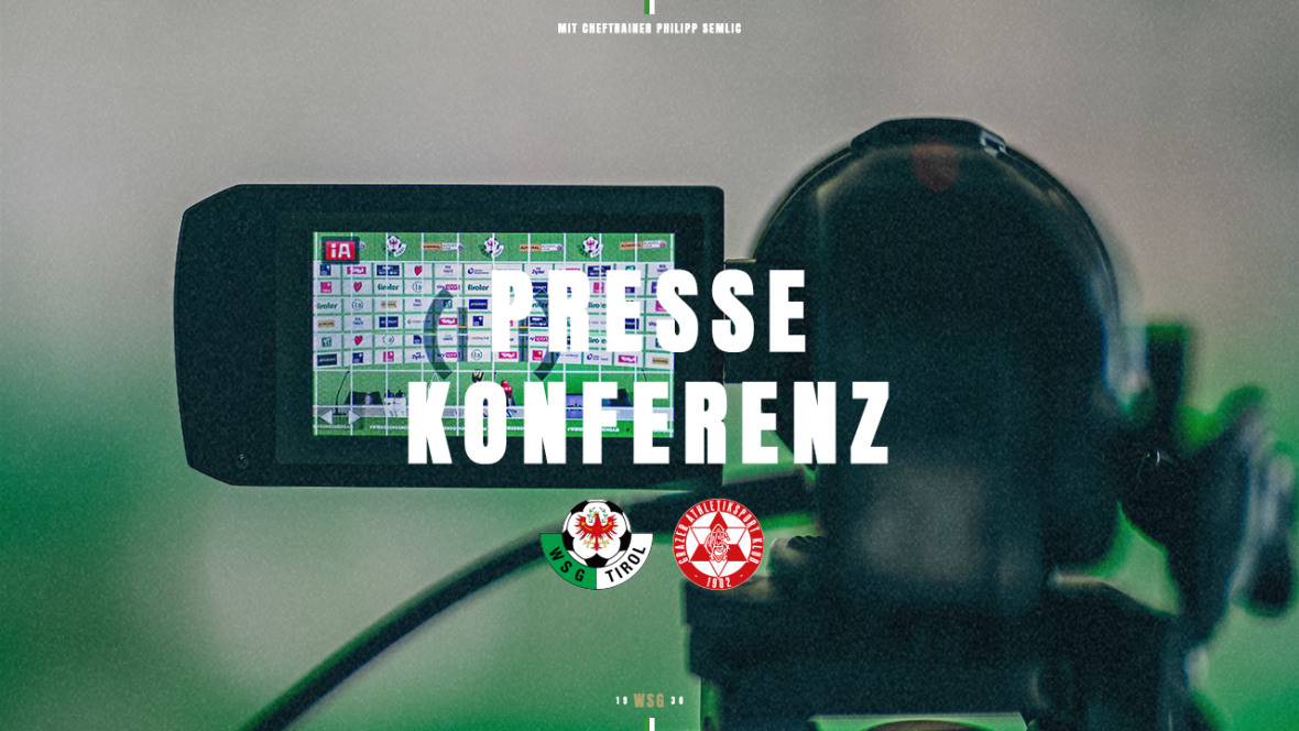 Pressekonferenz vor dem Heimspiel gegen den GAK | Qualifikationsdurchgang